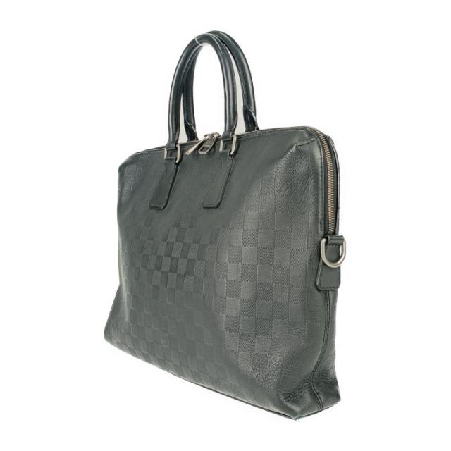 LOUIS VUITTON ルイヴィトン ビジネスバッグ PDJ ポルトドキュマンジュール N41248 オニキス シルバー金具 ダミエアンフィニ メンズ 2WAY ブリーフケース ショルダーバッグ【本物保証】_2