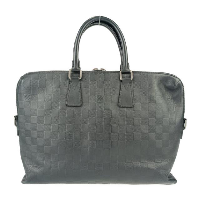 LOUIS VUITTON ルイヴィトン ビジネスバッグ PDJ ポルトドキュマンジュール N41248 オニキス シルバー金具 ダミエアンフィニ メンズ 2WAY ブリーフケース ショルダーバッグ【本物保証】_3
