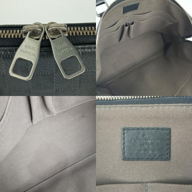 LOUIS VUITTON ルイヴィトン ビジネスバッグ PDJ ポルトドキュマンジュール N41248 オニキス シルバー金具 ダミエアンフィニ メンズ 2WAY ブリーフケース ショルダーバッグ【本物保証】_8
