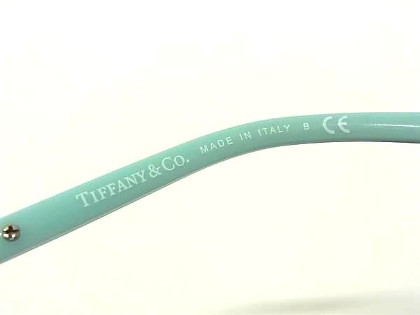 TIFFANY＆Co ティファニー サングラス TF 4137BF ブラック ブルーグラデーション プラスチック レディース ラインストーン 美品【本物保証】_1