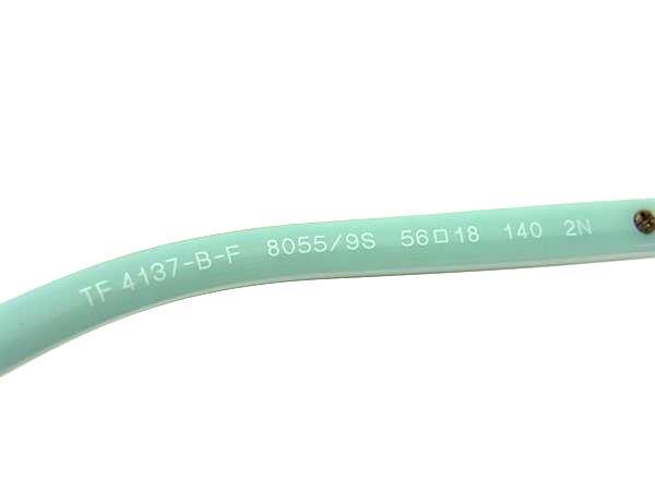 TIFFANY＆Co ティファニー サングラス TF 4137BF ブラック ブルーグラデーション プラスチック レディース ラインストーン 美品【本物保証】_4