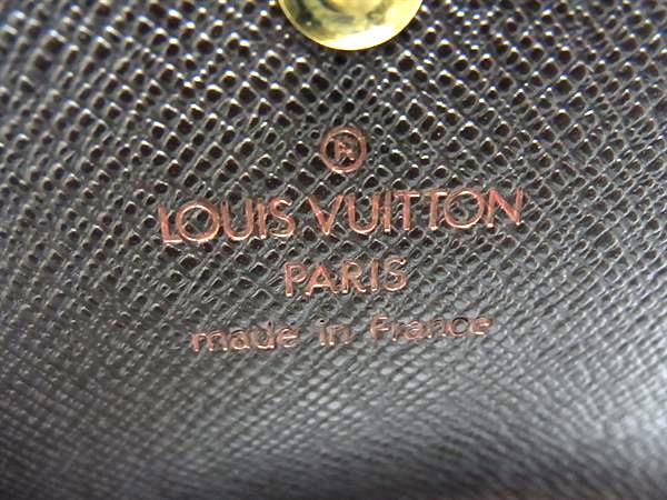 LOUIS VUITTON ルイヴィトン 財布 ポルトモネビエ カルトクレディ N61652 ブラウン ダミエ レディース Wホック 三つ折り財布【本物保証】_7