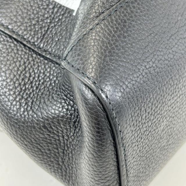 BVLGARI ブルガリ トートバッグ フラグメントデザインコラボ ブラック系 レザー メンズ シルバー金具 美品【本物保証】_4