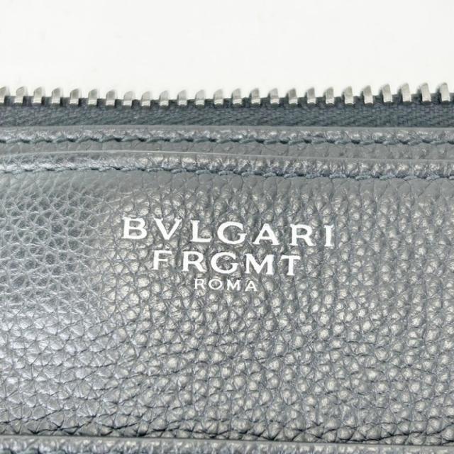 BVLGARI ブルガリ トートバッグ フラグメントデザインコラボ ブラック系 レザー メンズ シルバー金具 美品【本物保証】_7