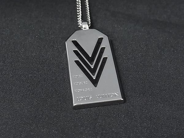 LOUIS VUITTON ルイヴィトン ネックレス トリプルV M00050 シルバー