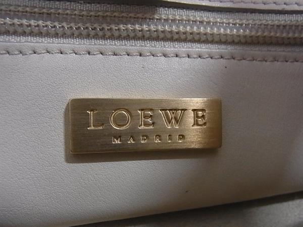 LOEWE ロエベ ショルダーバッグ アシンメトリー アイボリー レザー レディース【本物保証】_6