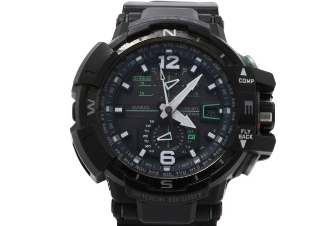 CASIO カシオ 時計 GSHOCK MASTER OF G AIR GRAVITYMASTER GWA11001A3JF ブラック 樹脂 メンズ アナログ【本物保証】