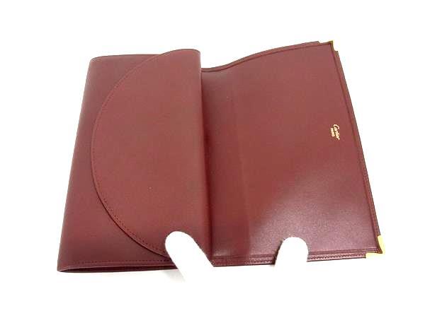 超美品 Cartier カルティエ 長財布 マストライン がま口 長財布