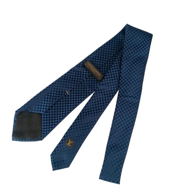LOUIS VUITTON ルイヴィトン ネクタイ クラヴァット・マイクロダミエ  