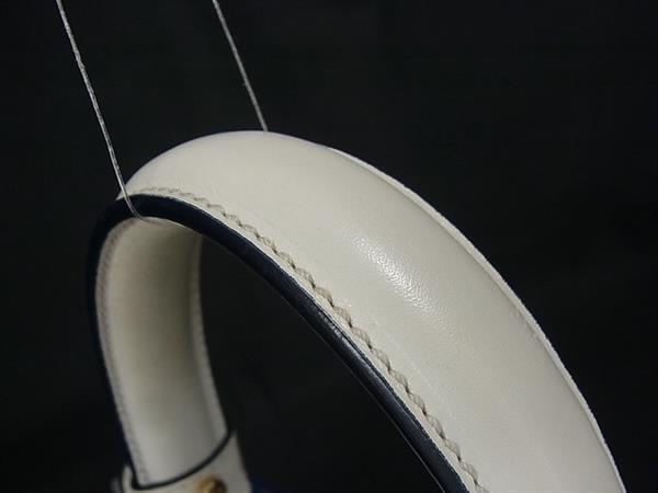 Salvatore Ferragamo フェラガモ ハンドバッグ ガンチーニ ソフィア FZ21 E530 ブルー ホワイト レザー レディース 2WAY ゴールド金具【本物保証】_2