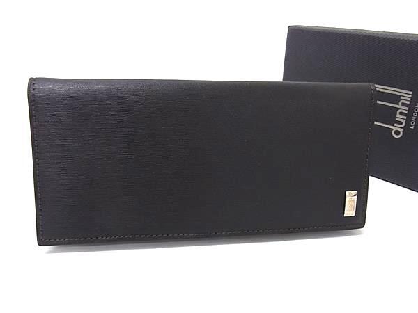 ダンヒル 長財布 サイドカー ダークブラウン dunhill ダンヒル 財布 サイドカー ダークブラウン レザー メンズ 二