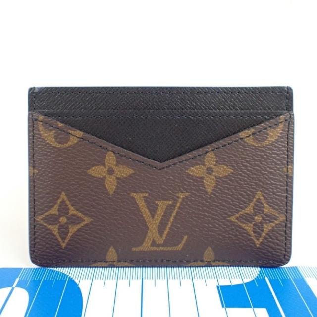 LOUIS VUITTON ルイヴィトン カードケース ネオ ポルト カルト M60166 ブラウン ブラック系 モノグラム マカサー ユニセックス 美品【本物保証】