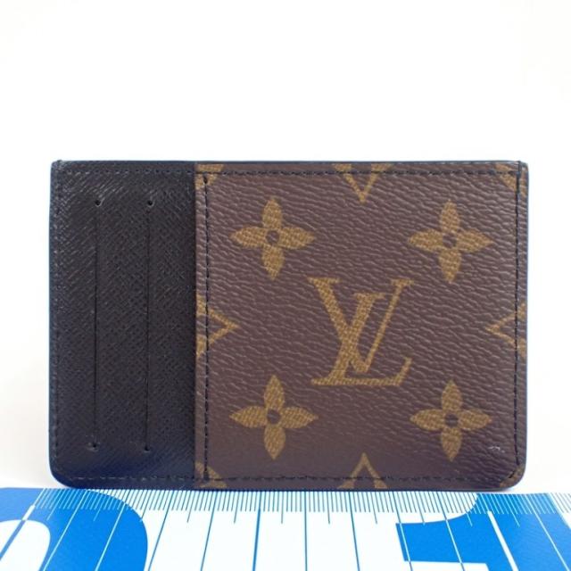 LOUIS VUITTON ルイヴィトン カードケース ネオ ポルト カルト M60166 ブラウン ブラック系 モノグラム マカサー ユニセックス 美品【本物保証】_1
