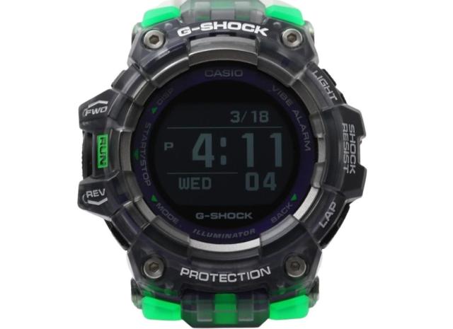 CASIO カシオ 腕時計 G-SHOCK G-SQUAD GBD-100 SERIES GBD-100SM-1A7 ブラック グリーン ホワイト系 樹脂 メンズ デジタル 新品未使用展示品【本物保証】