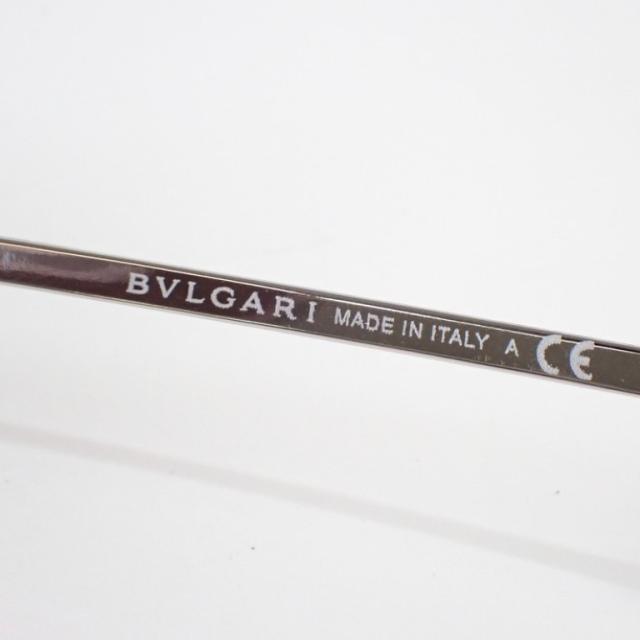 BVLGARI ブルガリ サングラス ディーバドリーム 6101-B ピンク系 シルバー メタル レディース ラインストーン 美品【本物保証】_5