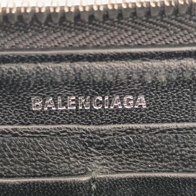 BALENCIAGA バレンシアガ 長財布 エブリデイ 490625 ブラック系 レザー