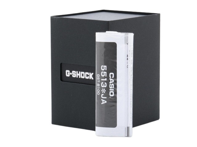 CASIO カシオ 腕時計 G-SHOCK Gスチール GST-B100XB-2AJF ブラック ネイビー文字盤 ステンレス カーボン メンズ Bluetooth ソーラー アナログ【本物保証】_9