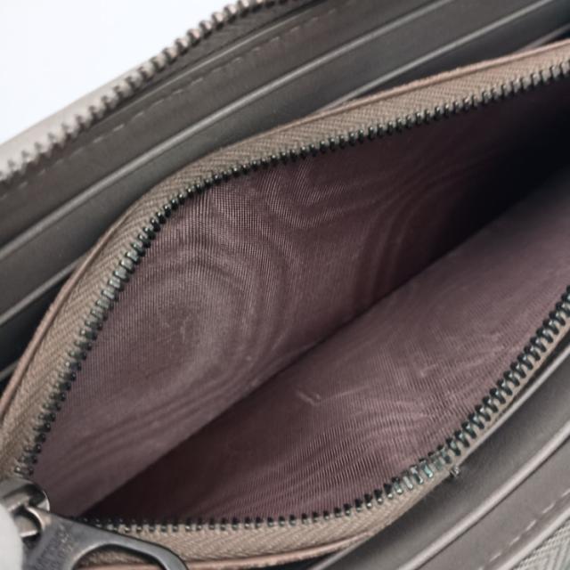 BOTTEGA VENETA ボッテガヴェネタ 長財布 イントレチャート 510643 グレー系 レザー ユニセックス ラウンドファスナー 美品【本物保証】_7