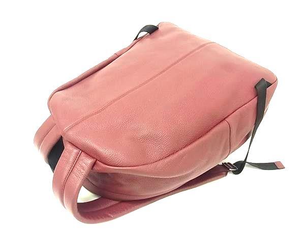 COACH コーチ リュックサック ヴァーシティー ストライプ 72313 ボルドー  ホワイト ブラック レザー ユニセックス 美品【本物保証】 COACH コーチ リュックサック ヴァーシティー ストライプ 72313