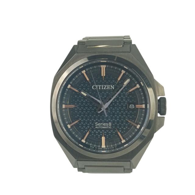 CITIZEN シチズン 腕時計 メカニカル 830 Series 8 0950S125766/NA101581Z グレー系 ステンレススチール メンズ アナログ 超美品【本物保証】