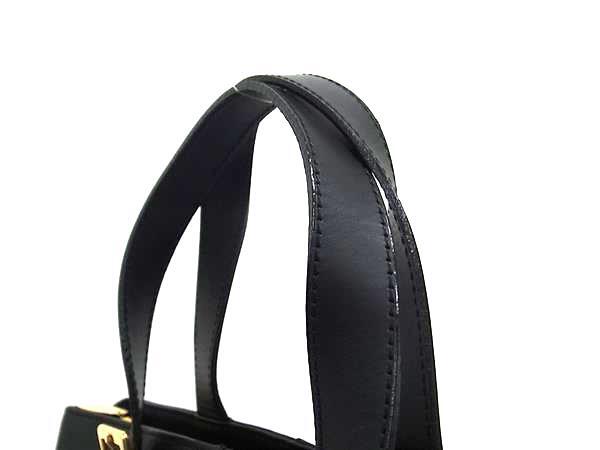 Burberrys バーバリーズ ハンドバッグ ブラック レザー レディース ノバチェック ベルト ゴールド金具 超美品【本物保証】_3