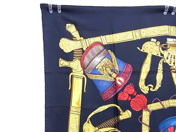 HERMES エルメス スカーフ カレ90 GRAND UNIFORME グランユニフォーム  