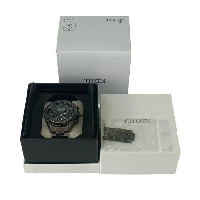 CITIZEN シチズン 時計 アテッサ サテライトウエーブ HAKUTOR コラボレーションモデル F950 002XB03 / CC4065 61Y グレーシェル文字盤 TI TI メンズ 美品【本物保証】_9
