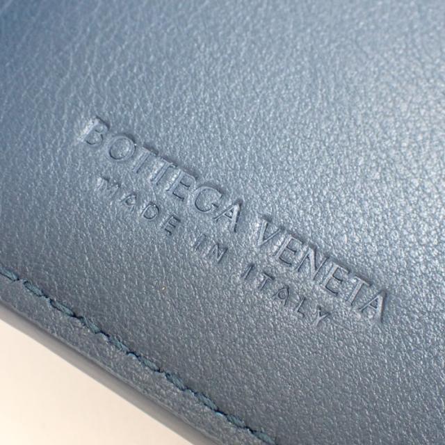 BOTTEGA VENETA ボッテガヴェネタ キーケース・キーリング イントレチャート 630336 ネイビー レザー ユニセックス 6連 シルバー金具 美品【本物保証】_5