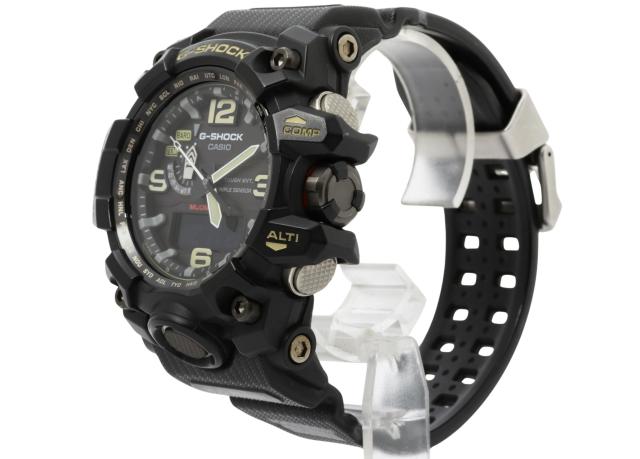 CASIO カシオ 時計 GSHOCK MASTER OF G LAND MUDMASTER GWG10001AJF ブラック 樹脂／ステンレススチール メンズ アナデジ 美品【本物保証】_1