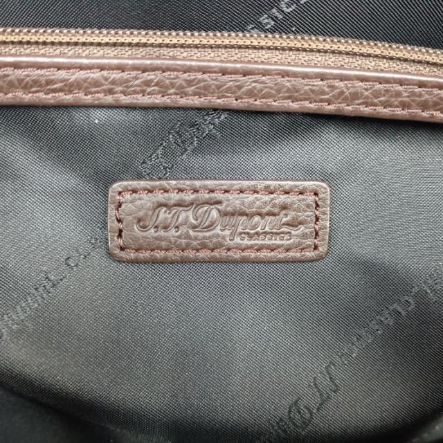 超美品 S.T.Dupont エス テー デュポン ビジネスバッグ ブリーフケース - ダークブラウン系 レザー メンズ 2WAY ショルダーバッグ【本物保証】