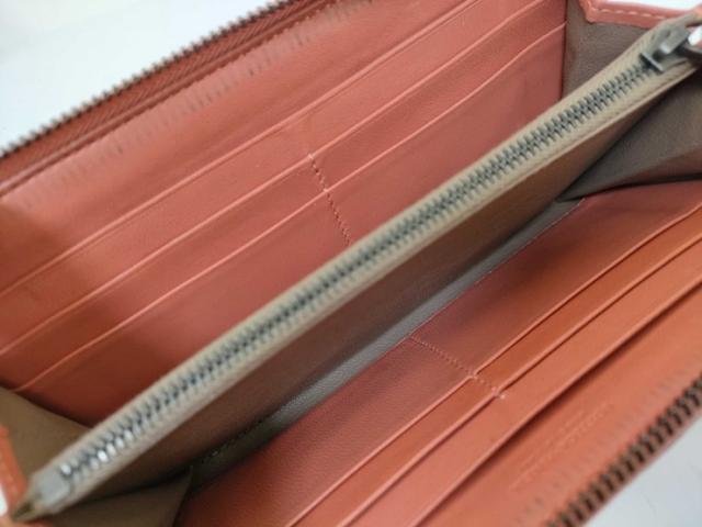 BOTTEGA VENETA ボッテガヴェネタ 財布 イントレチャート アイヤーズ 114076 ピンクベージュ系 パイソン ユニセックス ラウンドファスナー 長財布【本物保証】_8