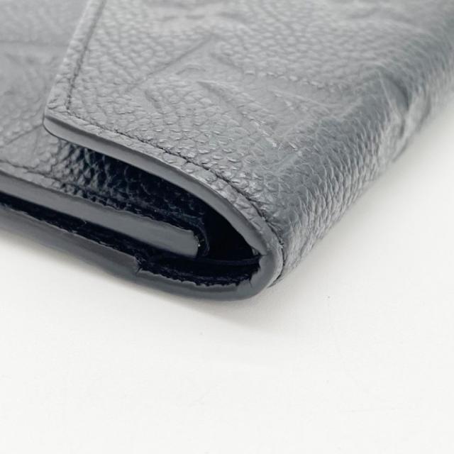 LOUIS VUITTON ルイヴィトン 三つ折り財布 ポルトフォイユ･ヴィクトリーヌ M64060 ノワール(ブラック)系 モノグラム アンプラント レディース ゴールド金具 美品【本物保証】_3