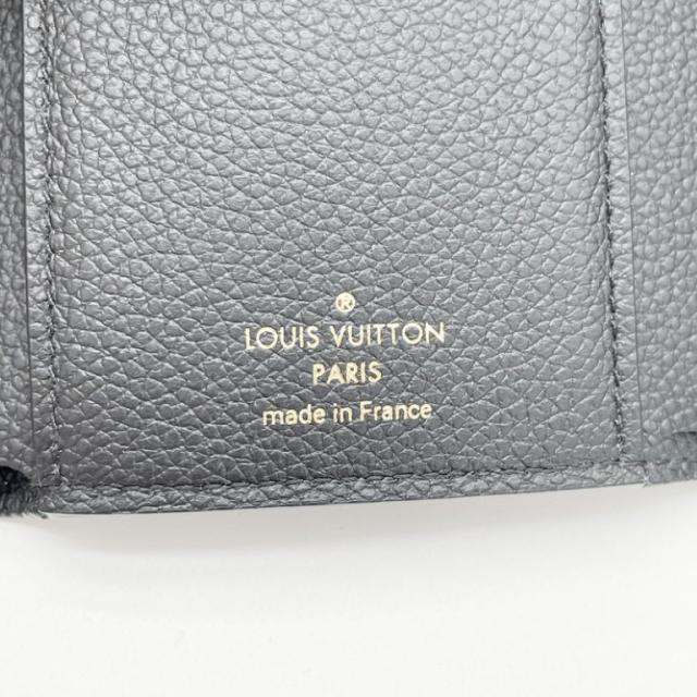 LOUIS VUITTON ルイヴィトン 三つ折り財布 ポルトフォイユ･ヴィクトリーヌ M64060 ノワール(ブラック)系 モノグラム アンプラント レディース ゴールド金具 美品【本物保証】_8