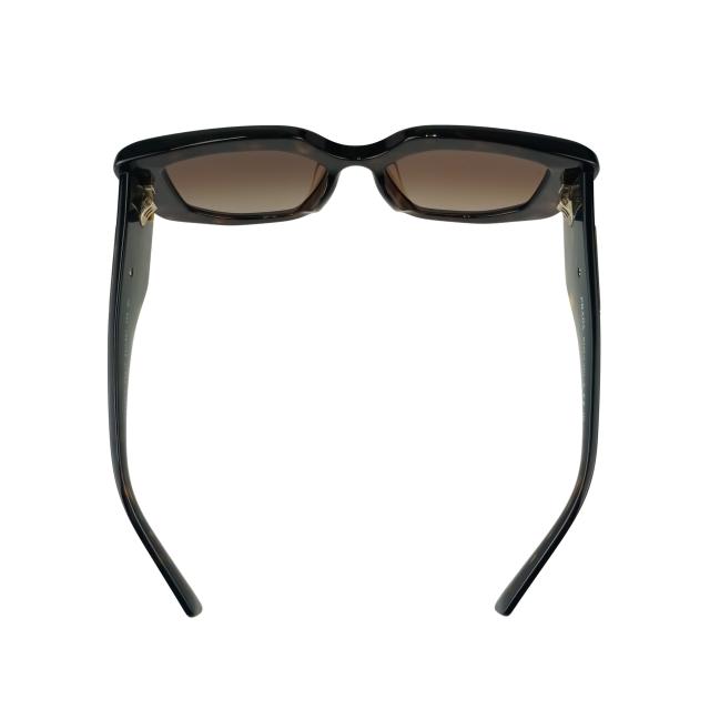 PRADA プラダ アイウェア シンボル ジオメトリック サングラス SPR 14Z-F ブラウン系 アセテート ユニセックス 三角ロゴプレート 超美品【本物保証】_4