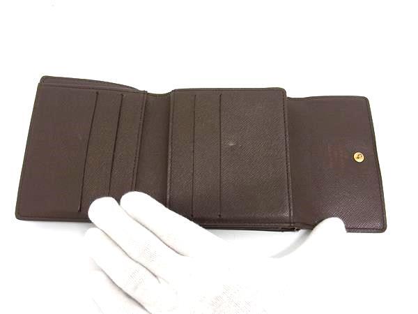 LOUIS VUITTON / ポルト・フォイユ・エリーズ_ダミエ・エベヌ_BRW/PVC/BRW/レディース LOUIS VUITTON◇ポルト・フォイユ・エリーズ_ダミエ・エベヌ_BRW/PVC