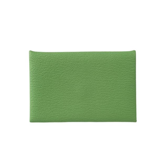 HERMES エルメス コインケース カルヴィ ヴェールクリケット シェーブル ユニセックス 小銭入れ W刻印 新品未使用展示品【本物保証】_2