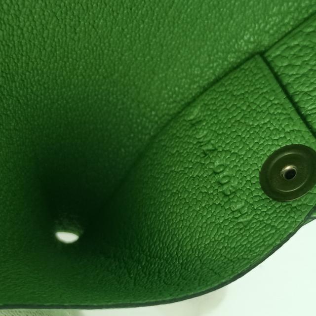 HERMES エルメス コインケース カルヴィ ヴェールクリケット シェーブル ユニセックス 小銭入れ W刻印 新品未使用展示品【本物保証】_5