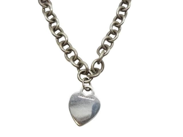 Tiffany&amp;Co. ティファニー ネックレス リターントゥ ハート シルバー SV925 レディース【本物保証】
