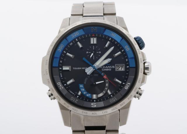CASIO カシオ 時計 オシアナス カシャロ OCWP1000 ブラック シルバー 