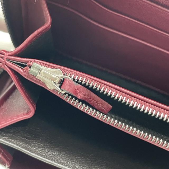 GUCCI グッチ 財布 マイクログッチシマ 307987 ワインレッド パイソン