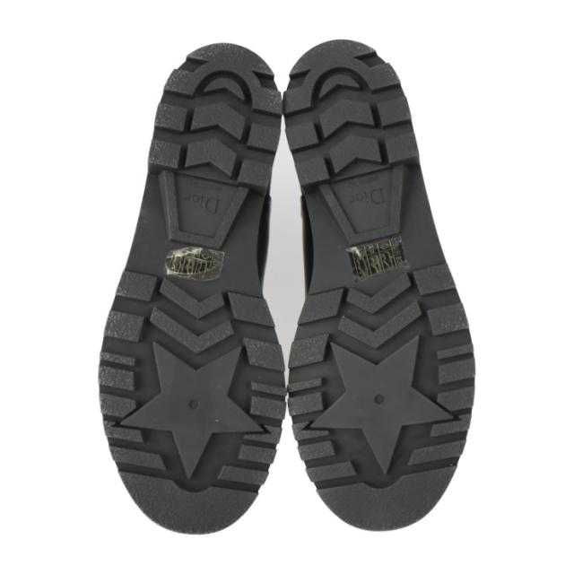 新古未使用展示品 Christian Dior クリスチャンディオール ディオールアイアン CL 0620 ブーツ 表記サイズ 38D レザー ラバー ブラック 参考サイズ約25cm【本物保証】 新古未使用展示品 Christian Dior クリスチャンディオール ディオール