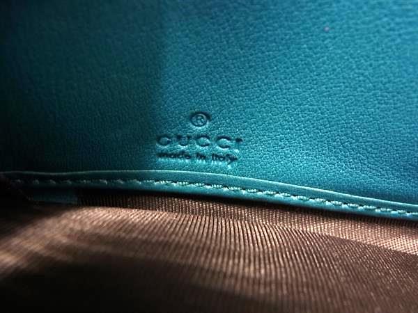 美品 GUCCI グッチ 長財布 ソーホー インターロッキングG 308004 ブルーグリーン系 レザー ユニセックス ラウンドファスナー フリンジ【本物保証】 美品 GUCCI グッチ 長財布 ソーホー インターロッキングG 308004