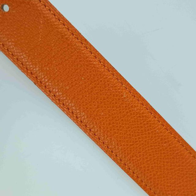 HERMES エルメス ベルト ラッキーメタル - オレンジ エプソン ユニ