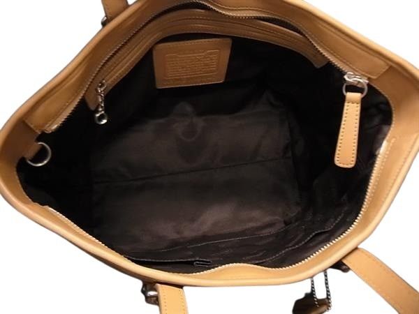 COACH コーチ ハンドバッグ 9847 ブラウン レザー レディース 美品【本物保証】_5