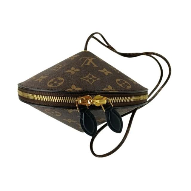 LOUIS VUITTON ルイヴィトン ショルダーバッグ トゥピ M44592 ブラウン モノグラム レディース ゴールド金具 超美品【本物保証】