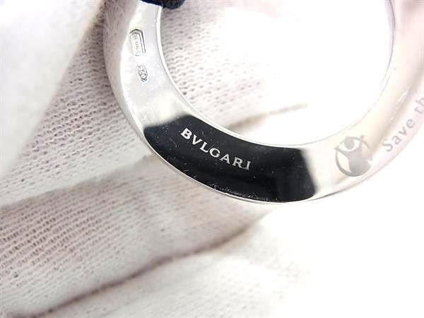 BVLGARI ブルガリ ネックレス セーブ ザ チルドレン シルバー ブラック系 SV925 ユニセックス ペンダント 美品【本物保証】_3