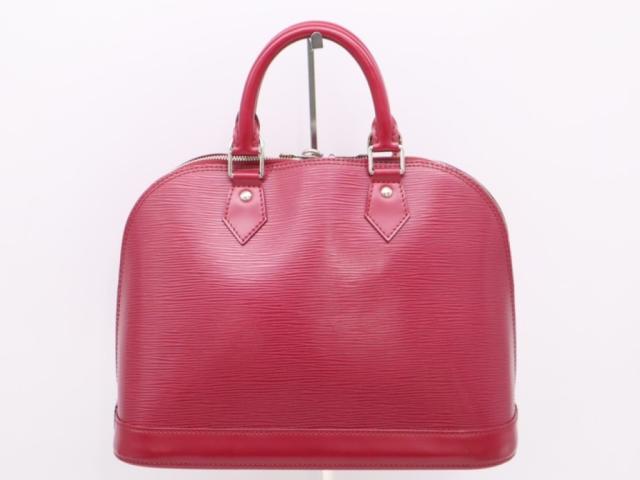 LOUIS VUITTON ルイヴィトン ハンドバッグ アルマPM M40490 フューシャ（ピンク）系 エピ レディース シルバー金具 美品【本物保証】_1