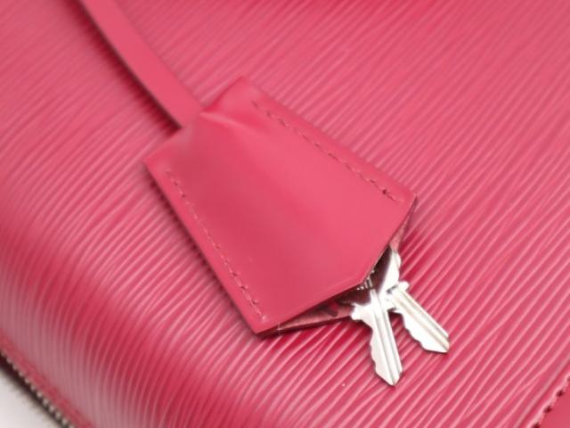 LOUIS VUITTON ルイヴィトン ハンドバッグ アルマPM M40490 フューシャ（ピンク）系 エピ レディース シルバー金具 美品【本物保証】_8