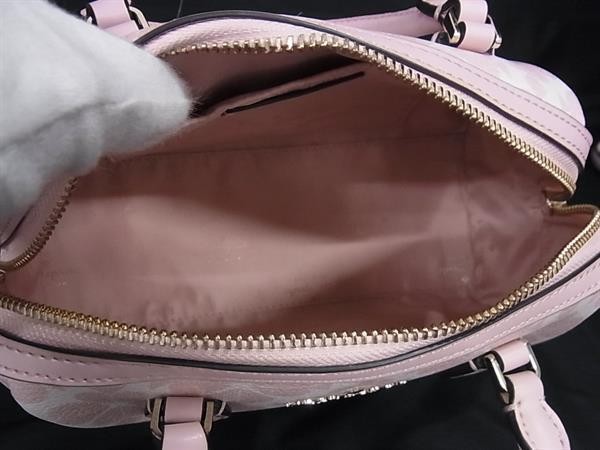 KATE SPADE ケイトスペード ハンドバッグ スペードフラワー SPADE FLOWER KG483 650 ピンク系 PVC×レザー レディース 2WAY クロスボディ ショルダーバッグ 新品未使用展示品【本物保証】_4