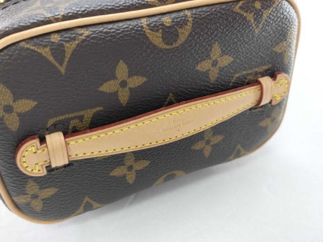 LOUIS VUITTON ルイヴィトン ハンドバッグ ニース ナノ M44936 ブラウン系 モノグラム レディース バニティバッグ ゴールド金具 美品【本物保証】_2